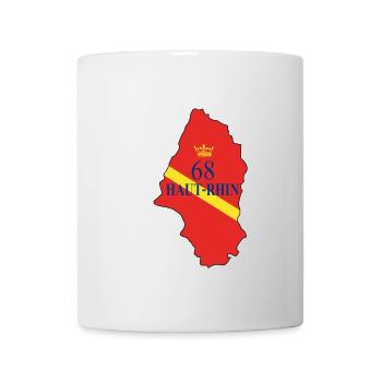 Haut-Rhin - Mug blanc - blanc - Devant