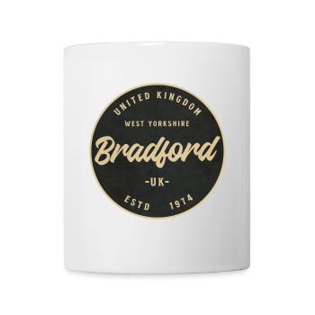 Bradford Vintage Circular Badge - Tasse - Weiß - Vorne