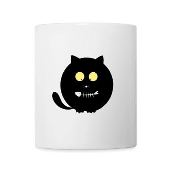 Poisson Bouche Chat - Mug blanc - blanc - Devant