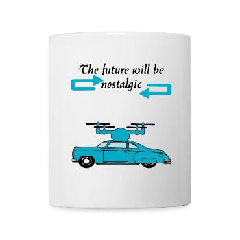 The futur will be nostalgic - Mug - white - Front