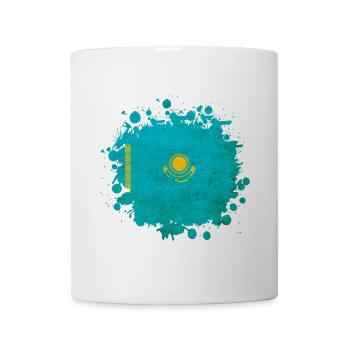 Drapeau vintage du Kazakhstan - Mug blanc - blanc - Devant