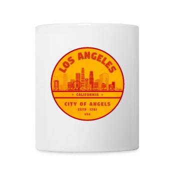 Sunstamp Los Angeles Skyline - Mug blanc - blanc - Devant