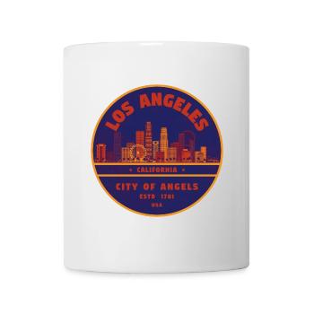 Stadtportrait Los Angeles Skyline - Tasse - Weiß - Vorne
