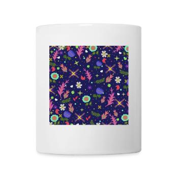 all over prints mädchen, kindliches Blumenmuster - Tasse - Weiß - Vorne