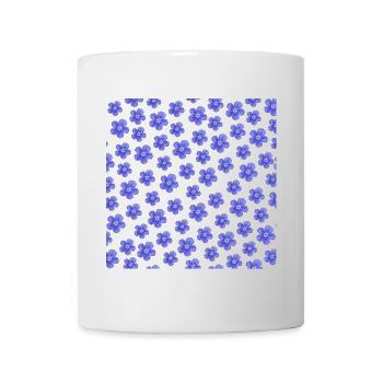 schöne frühlingsmode, natürliches Blumenmuster kle - Tasse - Weiß - Vorne