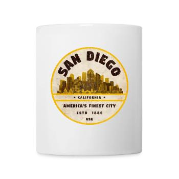 San Diego - Mug blanc - blanc - Devant