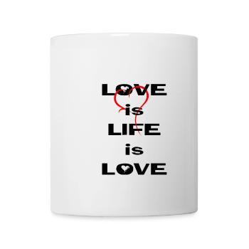 love is life is love - Mug - white - Front