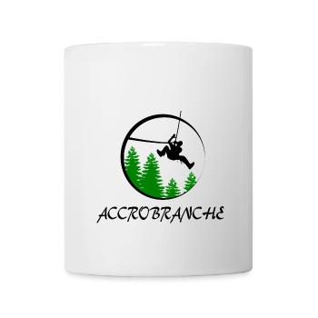 Accrobranche - Mug blanc - blanc - Devant
