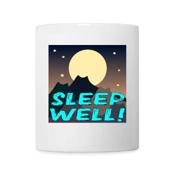 GUT SCHLAFEN - KATZENLANDSCHAFT - VOLLMOND - Tasse - Weiß - Vorne