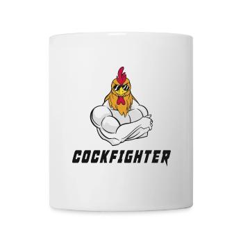 Conception du cockfighter - Mug blanc - blanc - Devant