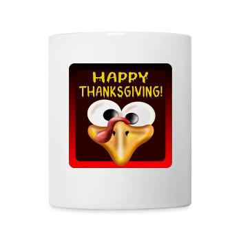 Happy Thanksgiving - TURKEY - Mug - white - Front