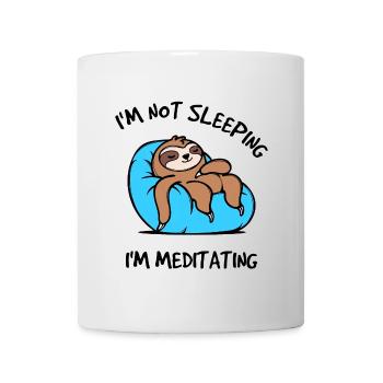Relax Sloth Sleeping Zoo Animal Statement Tired - Mug - white - Front