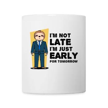 Animal Sloth Humorous Statement Snail's pace - Mug - white - Front