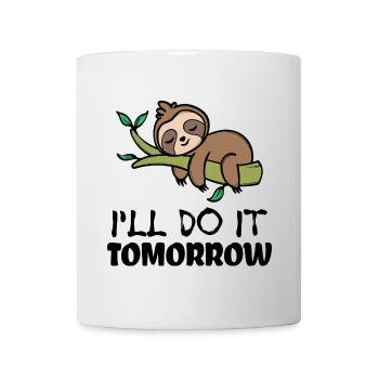 Lazy Animal Sloth Sleeping Statement Jungle - Mug - white - Front