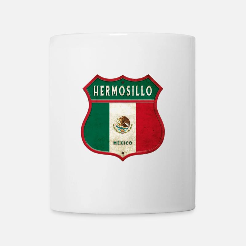 Hermosillo Mexiko Wappen Design - Tasse - Weiß
