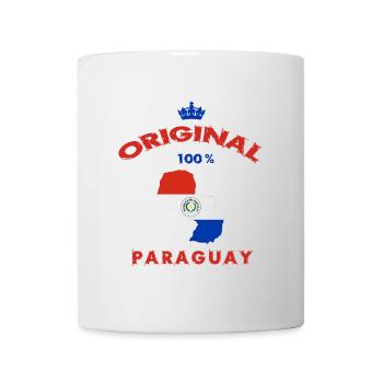 Design original 100 % drapeau du Paraguay - Mug blanc - blanc - Devant