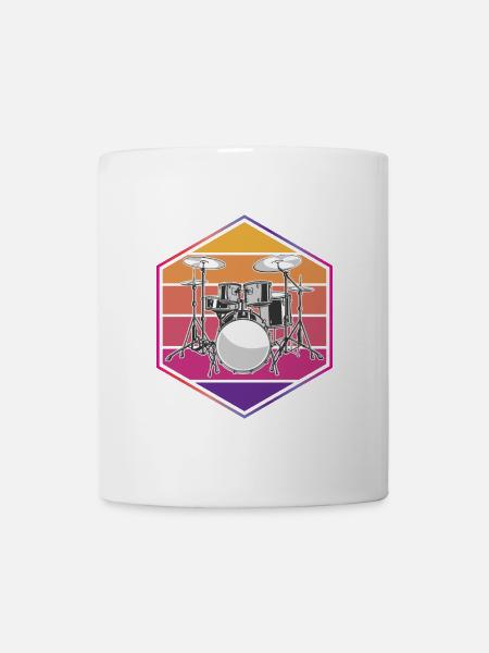 Drummer Schlagzeuger - Tasse - Weiß