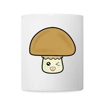 Kawaii clothes Pilz T-shirt Geschenk Pilzsammler - Tasse - Weiß - Vorne