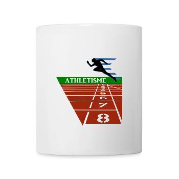 Athlétisme - Mug blanc - blanc - Devant