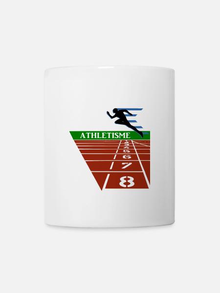 Athlétisme - Mug blanc - blanc
