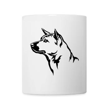 Thai Ridgeback Head - Mug blanc - blanc - Devant