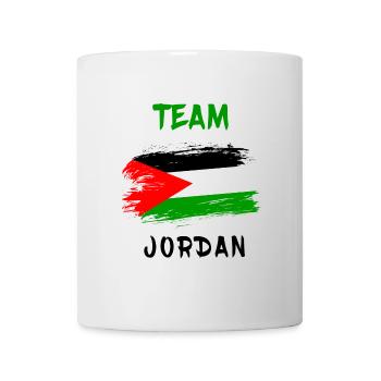 Jordan team flag design - Mug - white - Front
