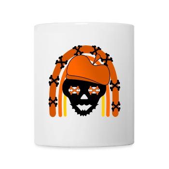 HALLOWEEN COSTUMES - SKULL - Mug - white - Front