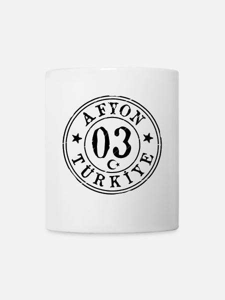 Afyon 03 Vintage - Tasse - Weiß