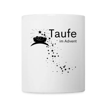 Taufe im Advent Segen der Geburt Christi Stern - Tasse - Weiß - Vorne