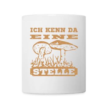 Pilz Motiv - Tasse - Weiß - Vorne