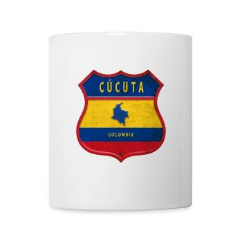 Design des armoiries de Cúcuta Colombia - Mug blanc - blanc - Devant