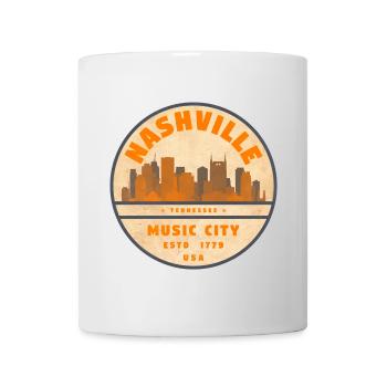 Nashville USA - Mug - white - Front