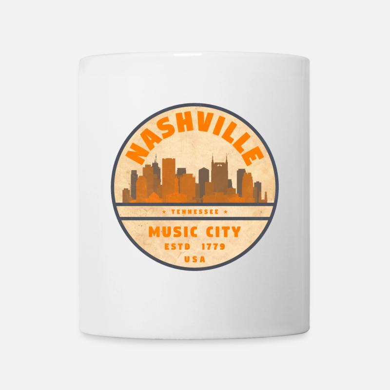 Nashville États-Unis - Mug blanc - blanc