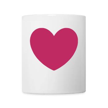 Saint-Valentin, Saint-Valentin, Saint-Valentin - Mug blanc - blanc - Devant