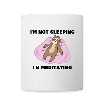 Humorous Sloth Chill Relax Sleep Lazy - Mug - white - Front
