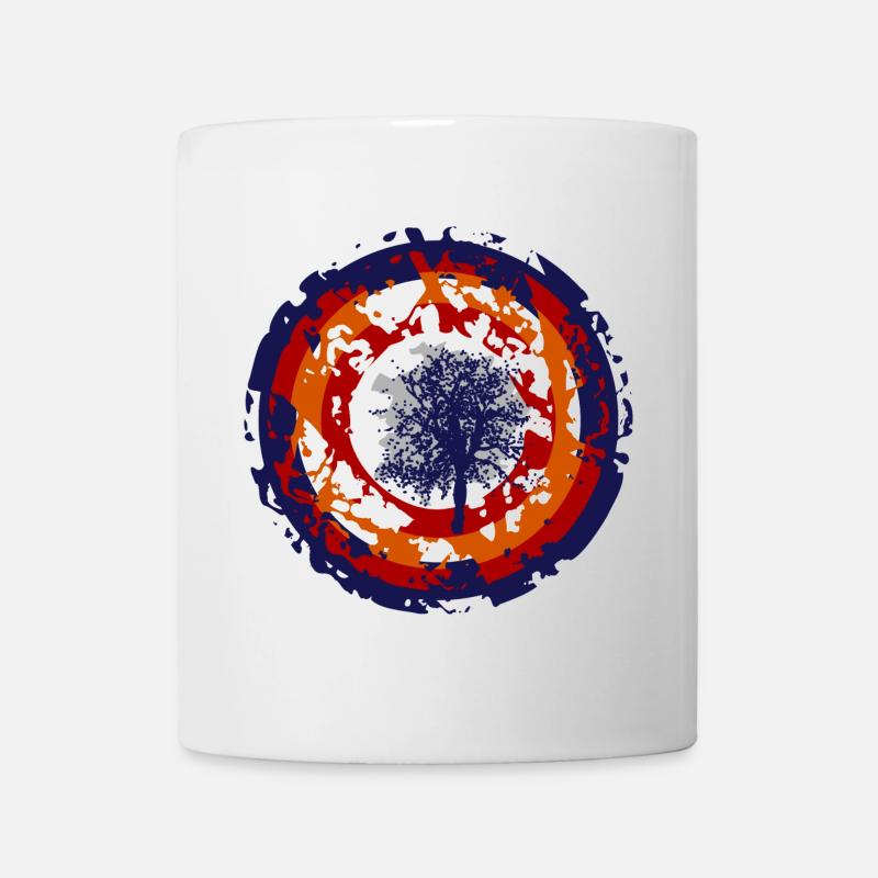 crazy bullseye - Tasse - Weiß