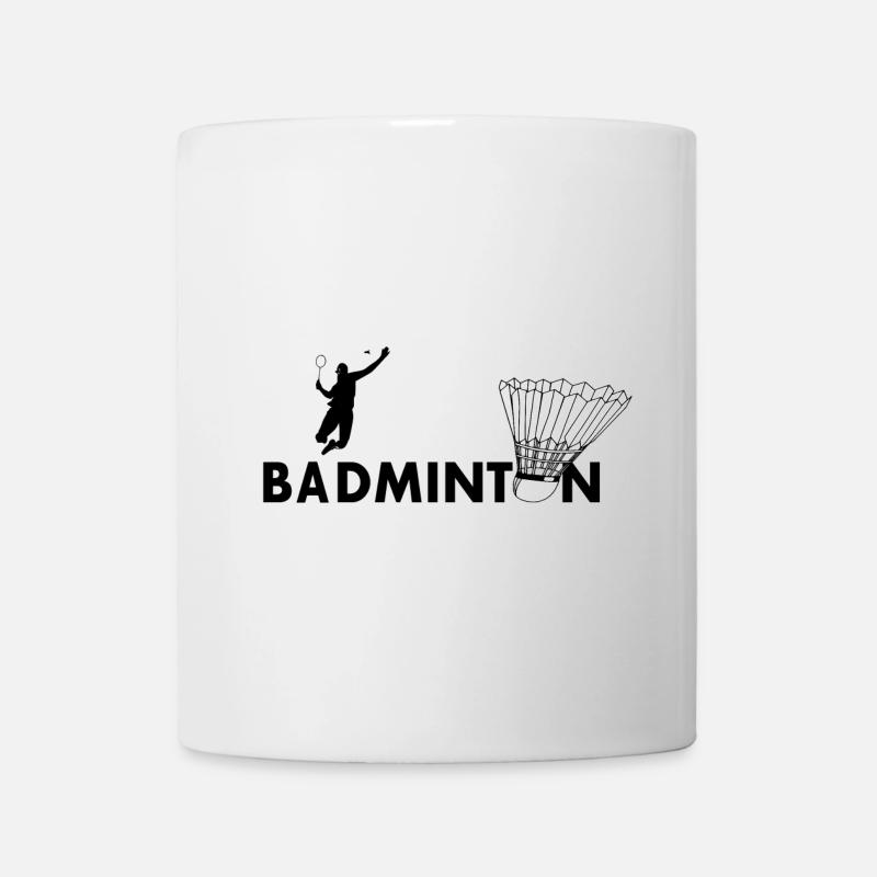 Badminton - Mug blanc - blanc