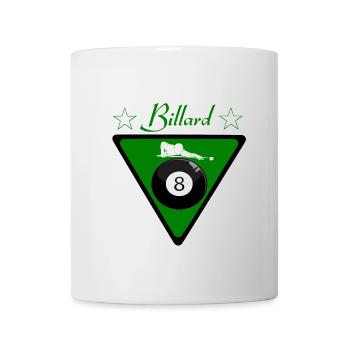 billiards - Mug - white - Front