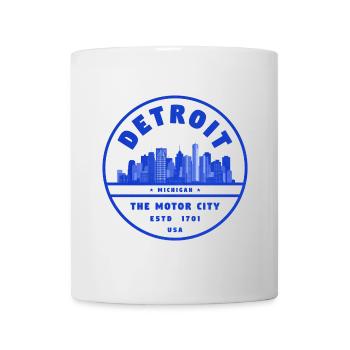 Detroit États-Unis - Mug blanc - blanc - Devant