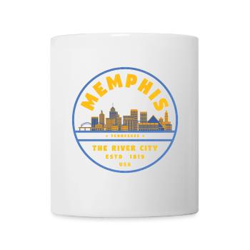 Memphis RiverCity Skyline Tee - Tasse - Weiß - Vorne