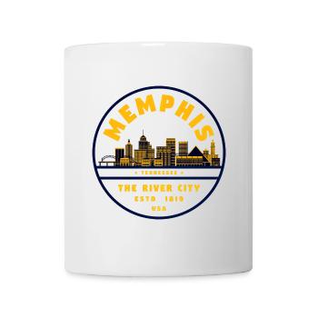 Memphis River City Skyline 1819 - Mug - white - Front