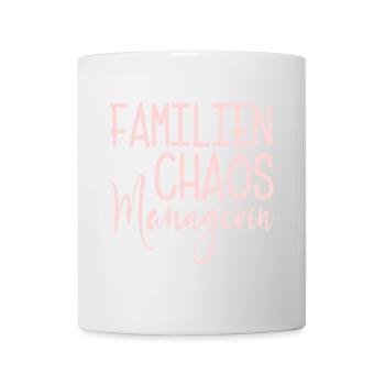 Familien Chaos Managerin Mama - Tasse - Weiß - Vorne