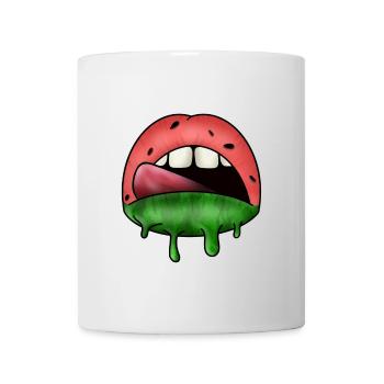 Watermelon lips - Tasse - Weiß - Vorne