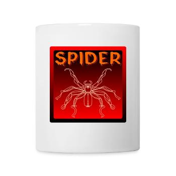 LINE ART SPINNE - HALLOWEEN KOSTÜM - Tasse - Weiß - Vorne
