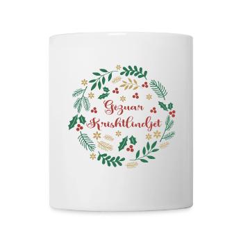 Gezuar Krishtlindjet Joyeux Noël Joyeux Noël - Mug blanc - blanc - Devant