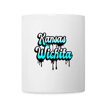 Wichita Kansas Design - Tasse - Weiß - Vorne