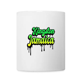 Kingston Jamaica Design - Mug blanc - blanc - Devant