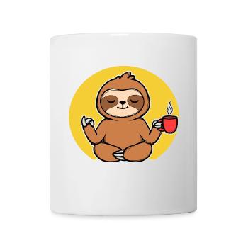 Relax Sloth Animal Chill Vegetarian Jungle - Mug - white - Front