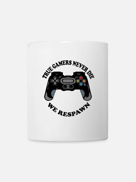 Gaming crab with controller icons - Mug - white