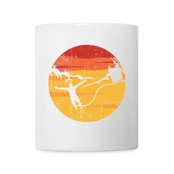 Sunset Kite Surf Silhouette - Mug - white - Front